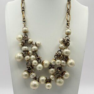 Stella & Dot Faux Pearl Necklace